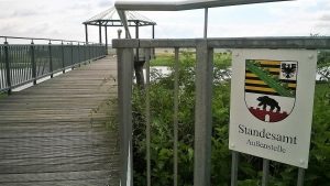 Aussichtsplattform bei Arneburg - Außenstelle Standesamt