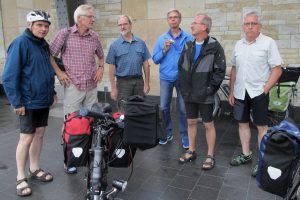 Ankunft am Bahnhof in Erkner