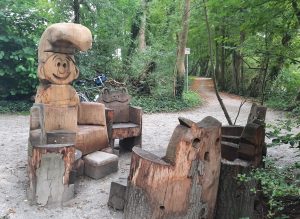 Skulpturengruppe an der Gasselstiege