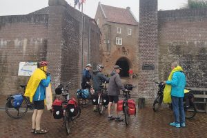 in Woudrichem vorm Stadttor angekommen