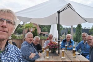 ein letztes Bier im Steakhaus in Isselburg