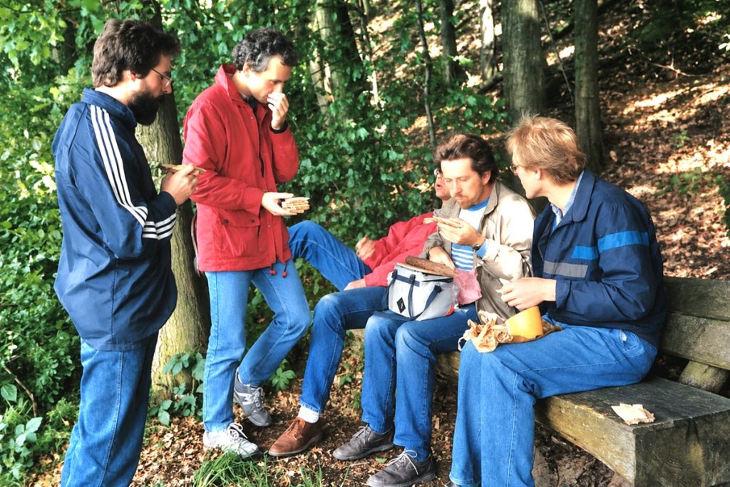Mittagessen im Wald