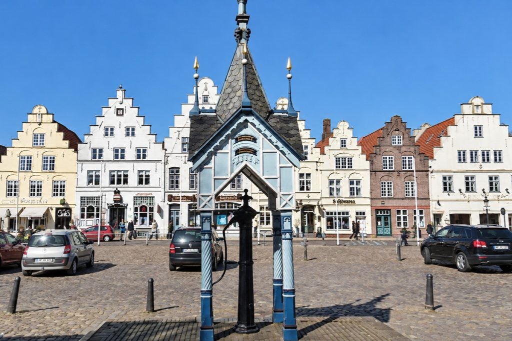 eindrucksvolle Giebelhäuser am Marktplatz
