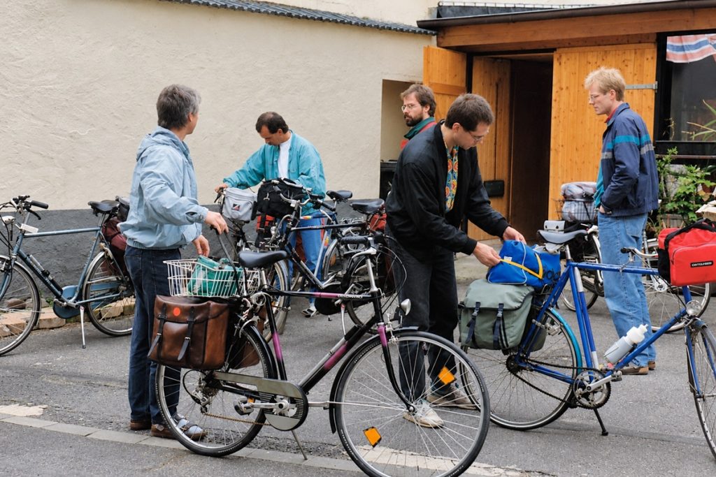Aufbruch am Morgen in Andernach