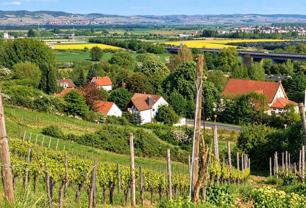 Blick von der Trollmühle in Münster-Sarmsheim ins Nahetal