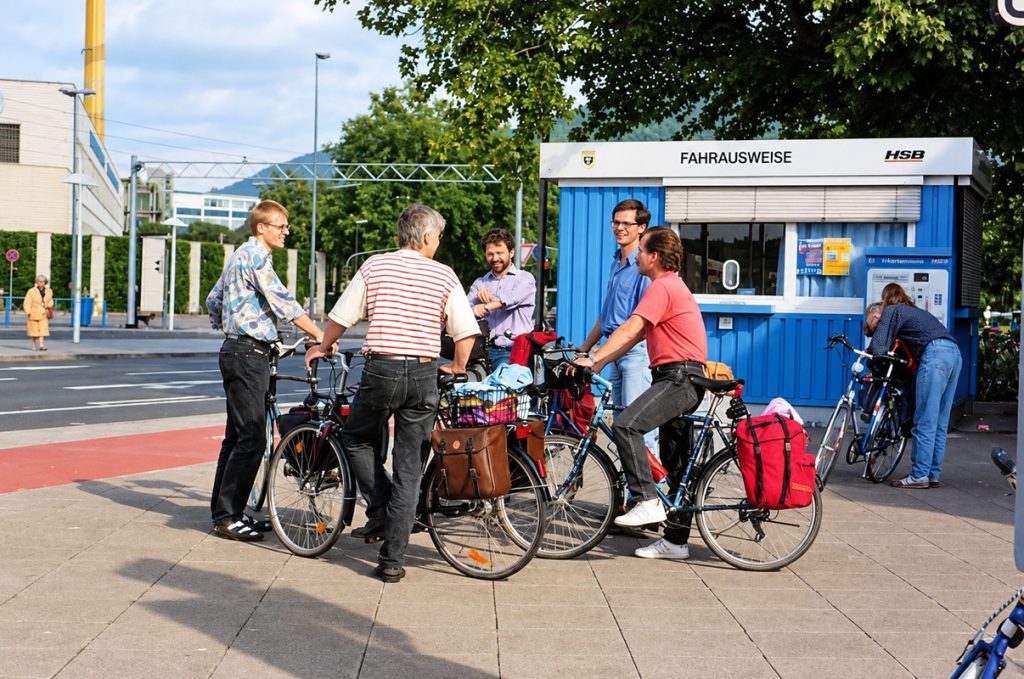 Ankunft in Heidelberg Hauptbahnhof