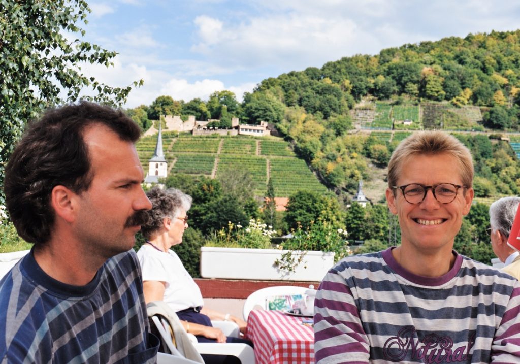 Kaffeepause vor Wertheim