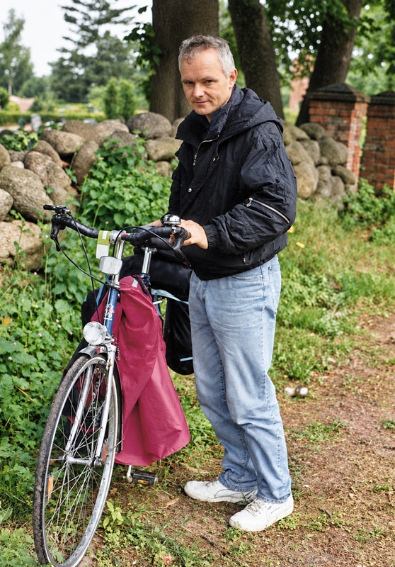 in dieser Frühzeit fahren wir noch in Jeans