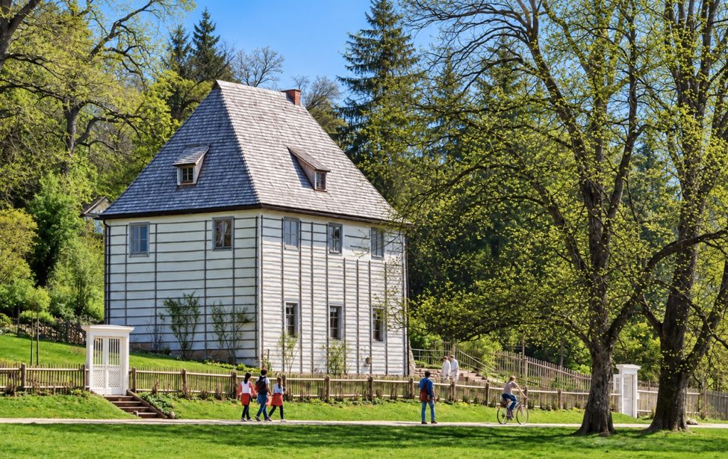 Goethes Gartenhaus im Ilmepark in Weimar
