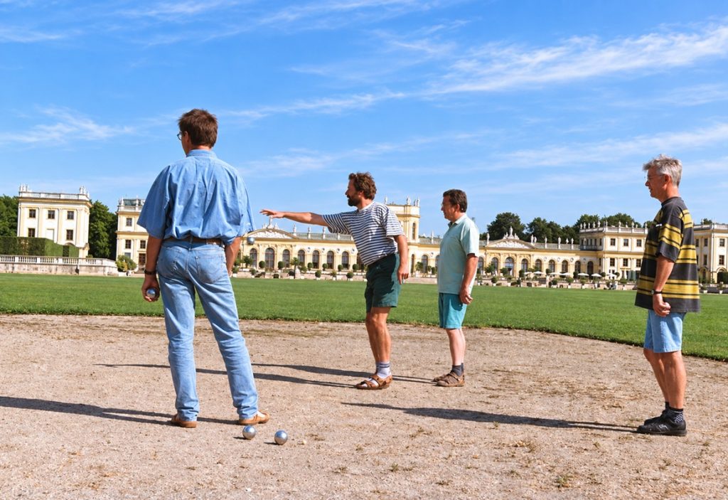 Abschluss-Wettkampf vor historischer Kulisse im Park der Orangerie in Kassel