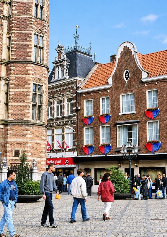 Pause in Venlo in den Niederlanden