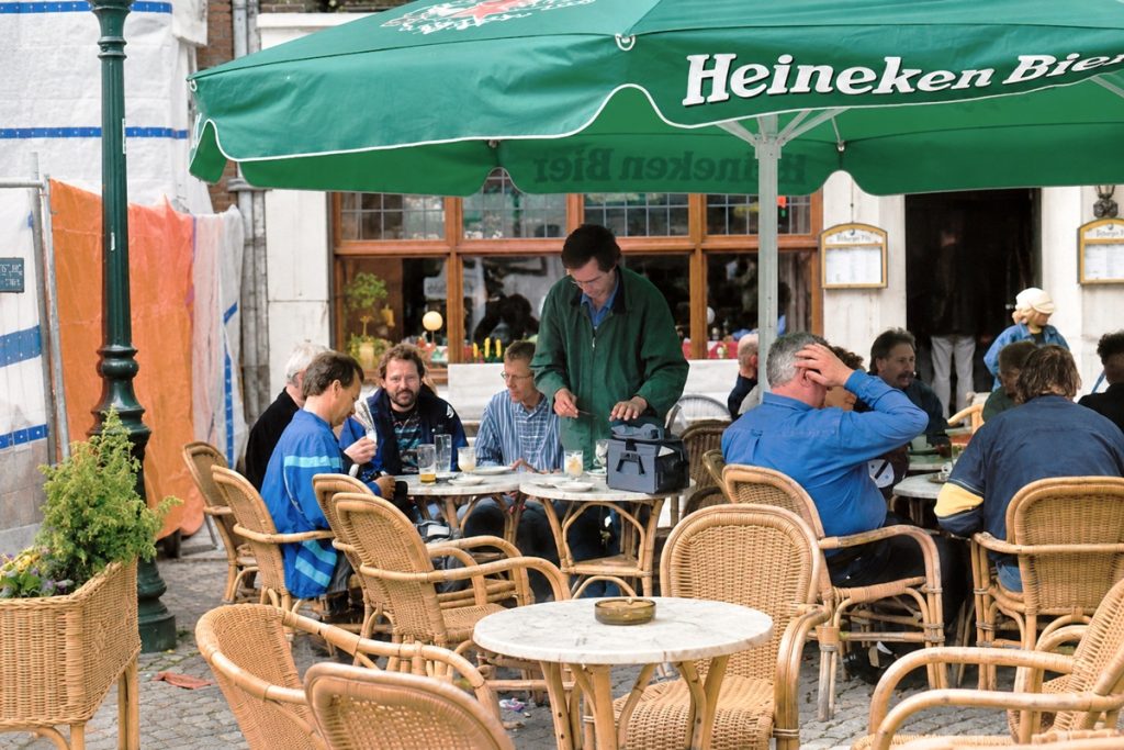 Pause in Venlo in den Niederlanden