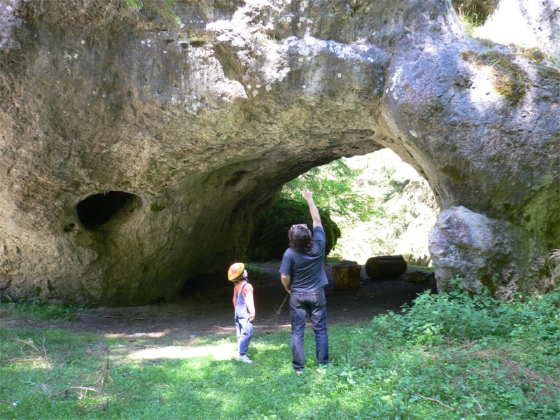Kalkfelsen-Formation der Fränkischen Alb