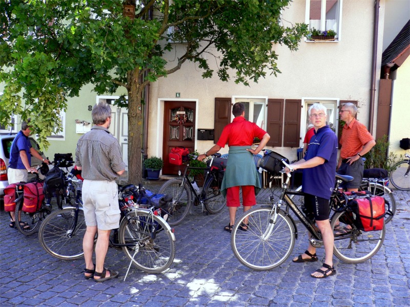 Abfahrt am letzten Morgen in Hersbruck