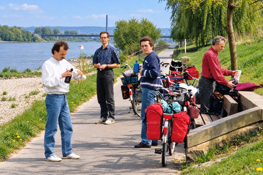 Pause am Rhein vor Boppard